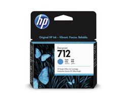 HP 712 29-ml Cyan DesignJet Ink Cartridge 3ED67A