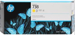 HP 738 300-ml Yellow DesignJet Ink Cartridge (XL) - 676M8A